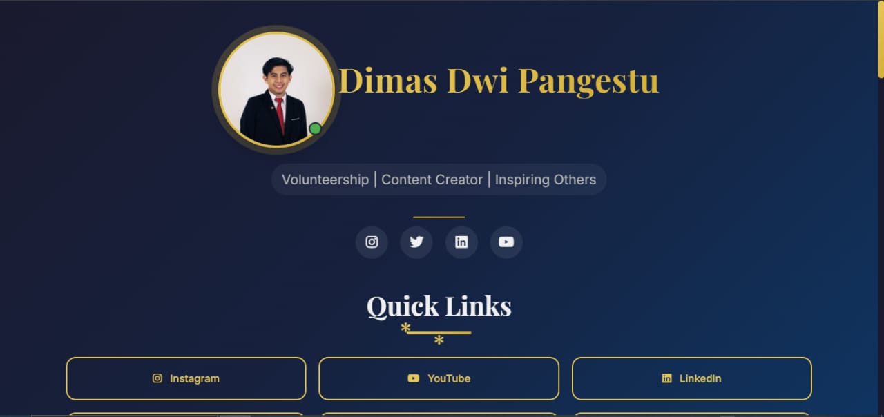 Dimas Dwi Pangestu (Volunteer & Content Creator)