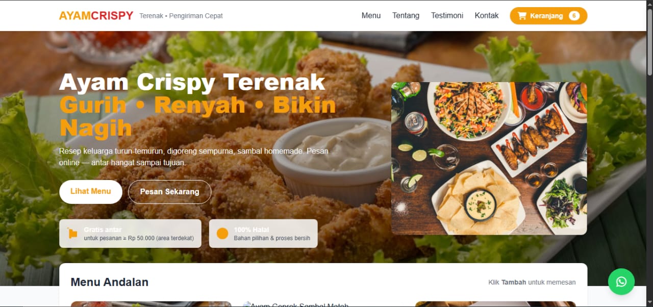 Web UMKM(halaman utama)